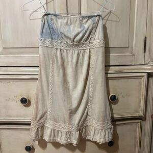 Y2k Guess Festival Tie Dye Tube Top Dress/Cover up